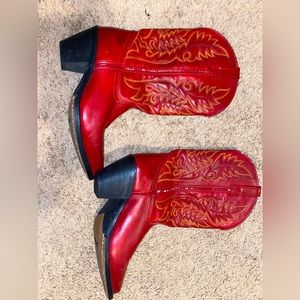 Laredo red cowboy boots